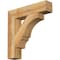 Ekena Millwork Balboa Block Rough Sawn Bracket, Western Red Cedar, 4"W x 20"D x 20"H BKT04X20X20BOA05RWR - alternate 1